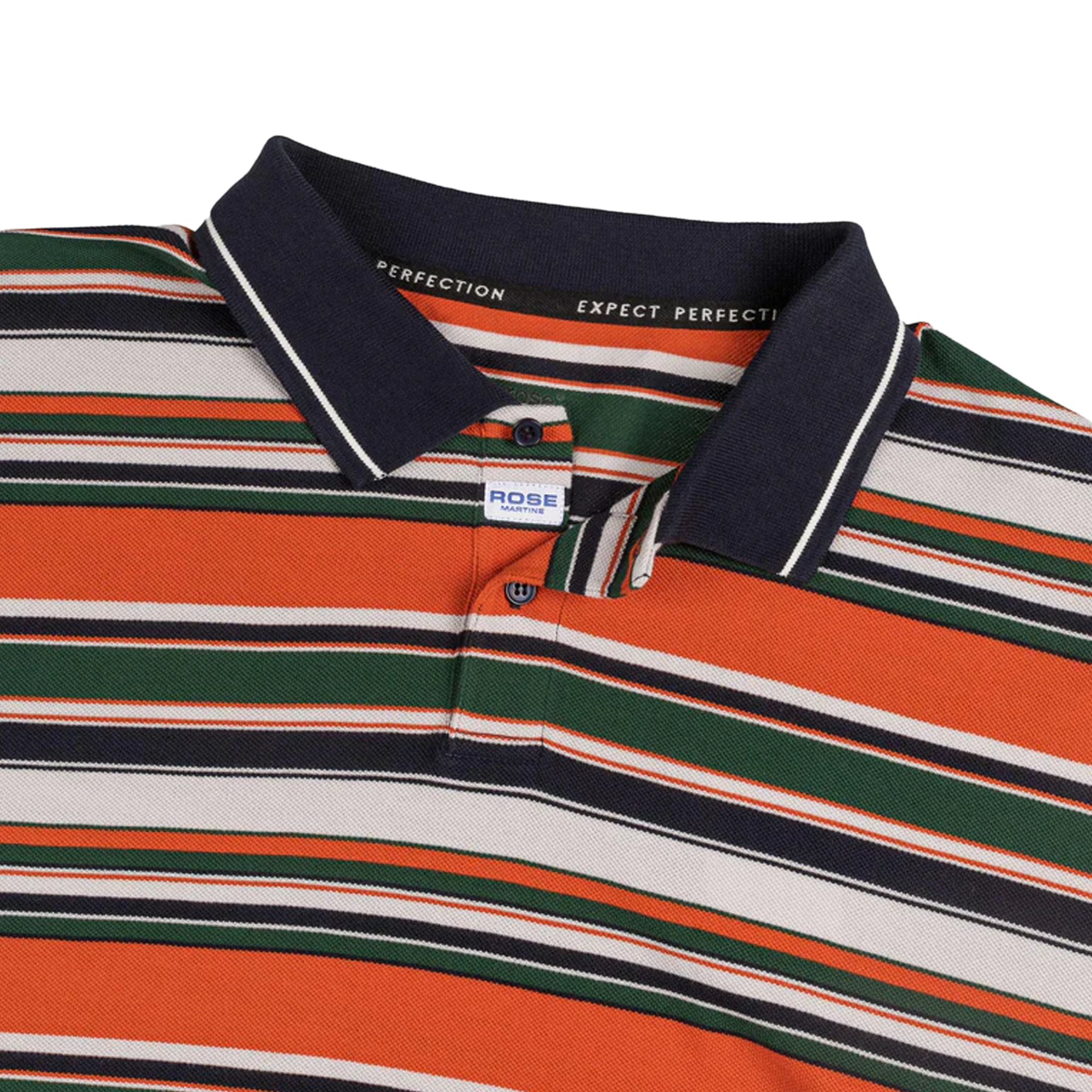 Martine Rose Oversized Polo Green/Orange