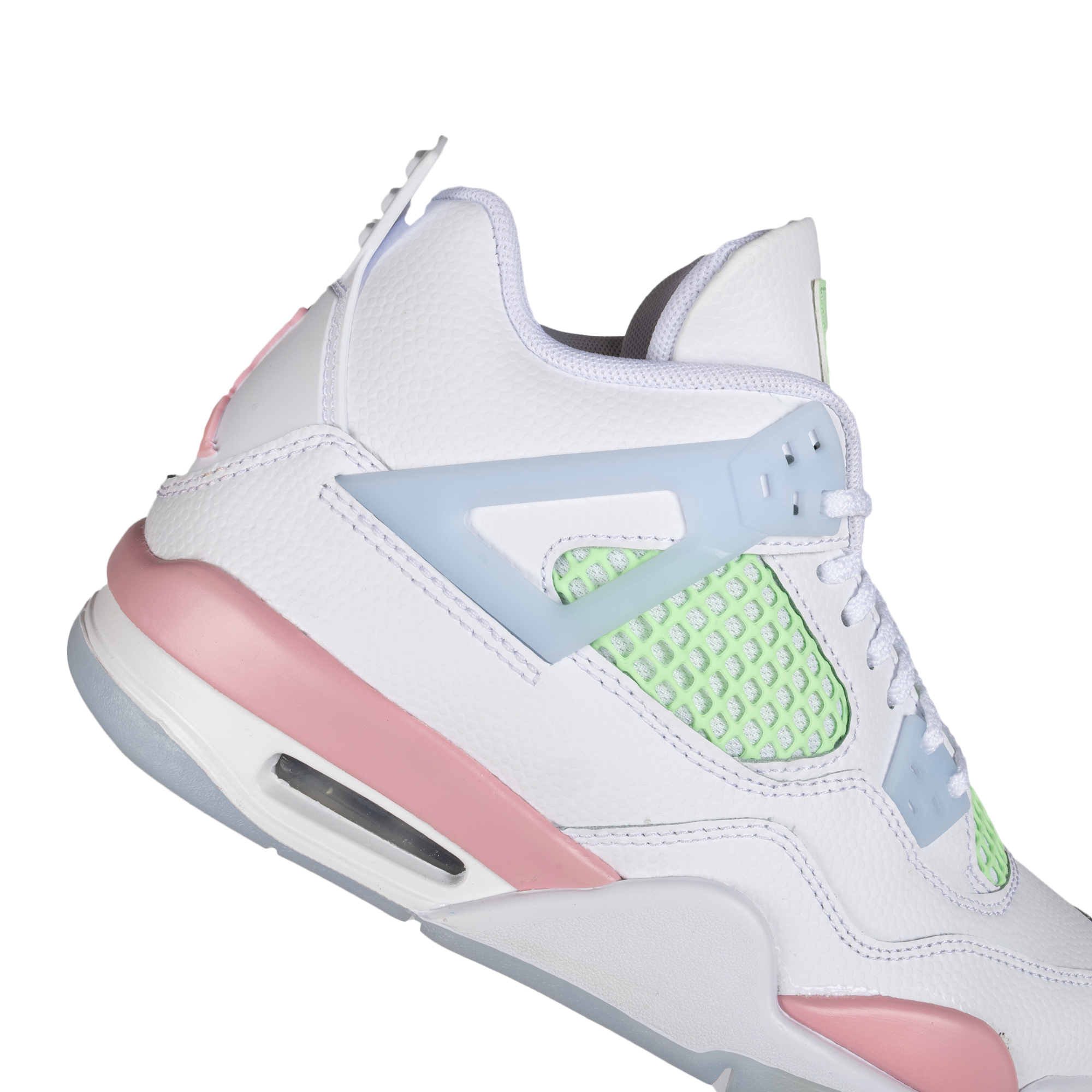 Nike Air Jordan 4 Retro (GS) White/Med Soft Pink/Half Blue IB7068-100