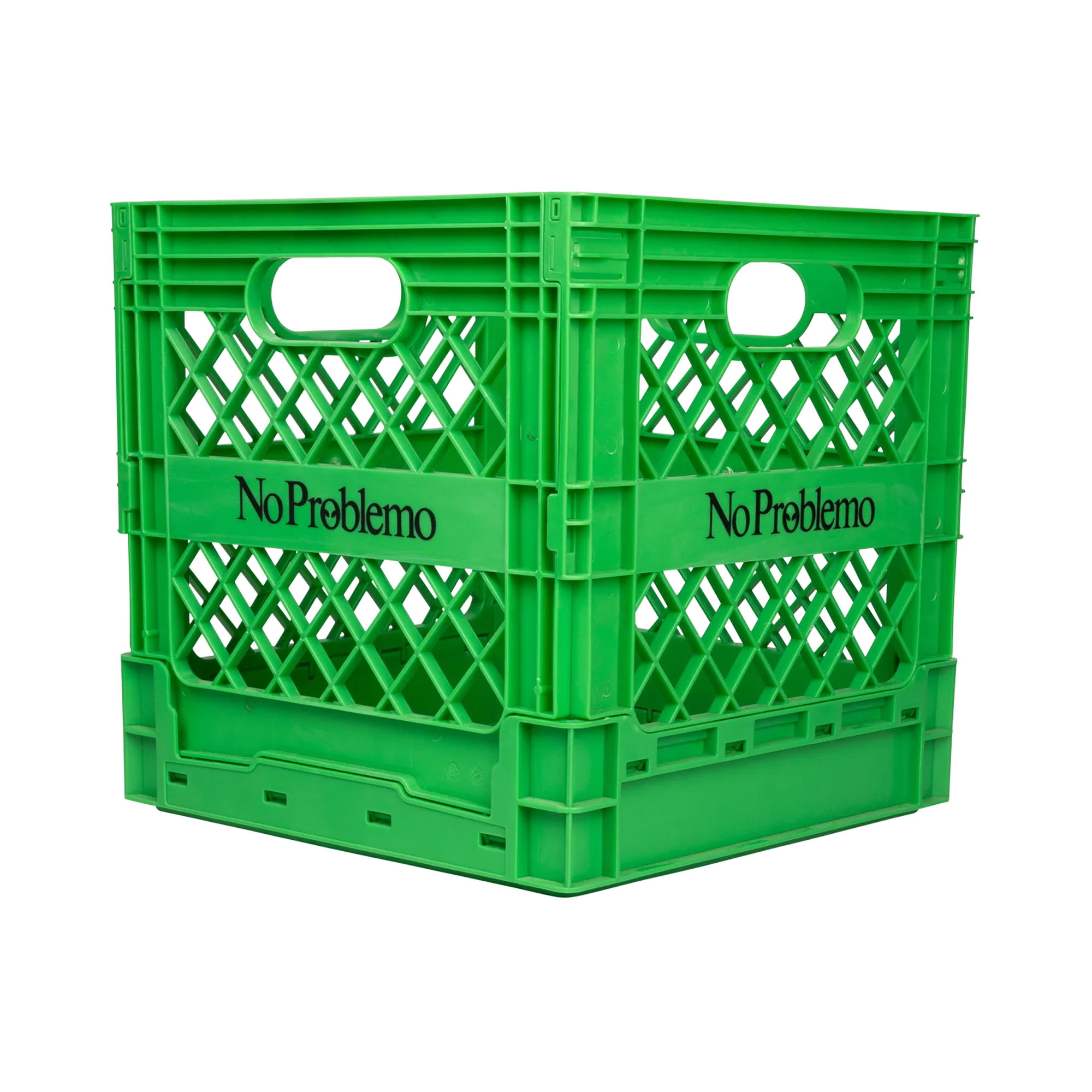 No Problemo Vinyl Crate Green