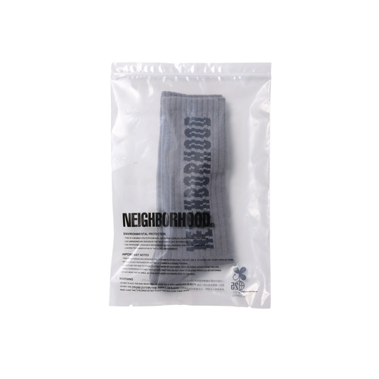 Neighborhood Shift Logo Socks Gray 252WINH-UWM01