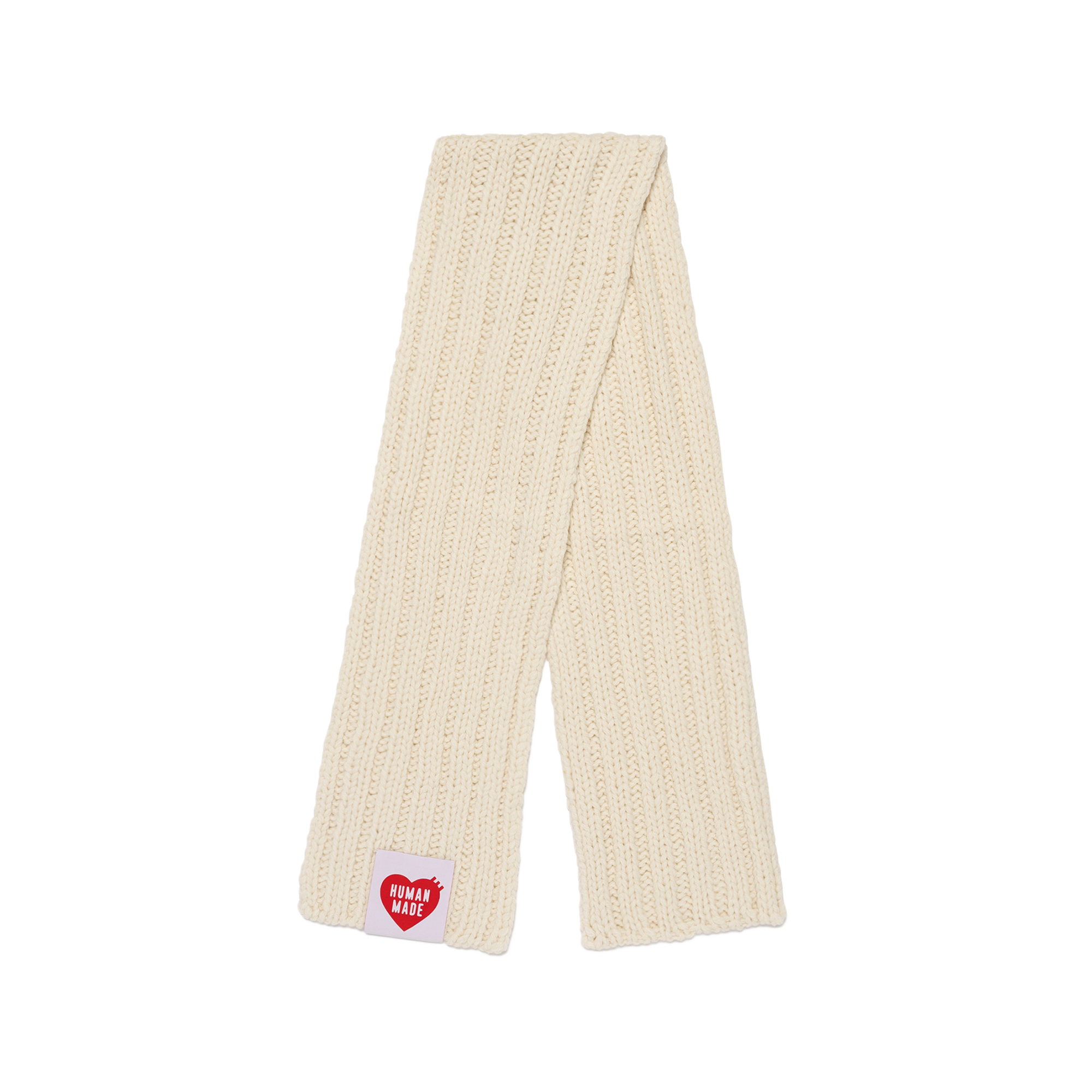 Human Made Hand Knit Muffler White HM30GD009