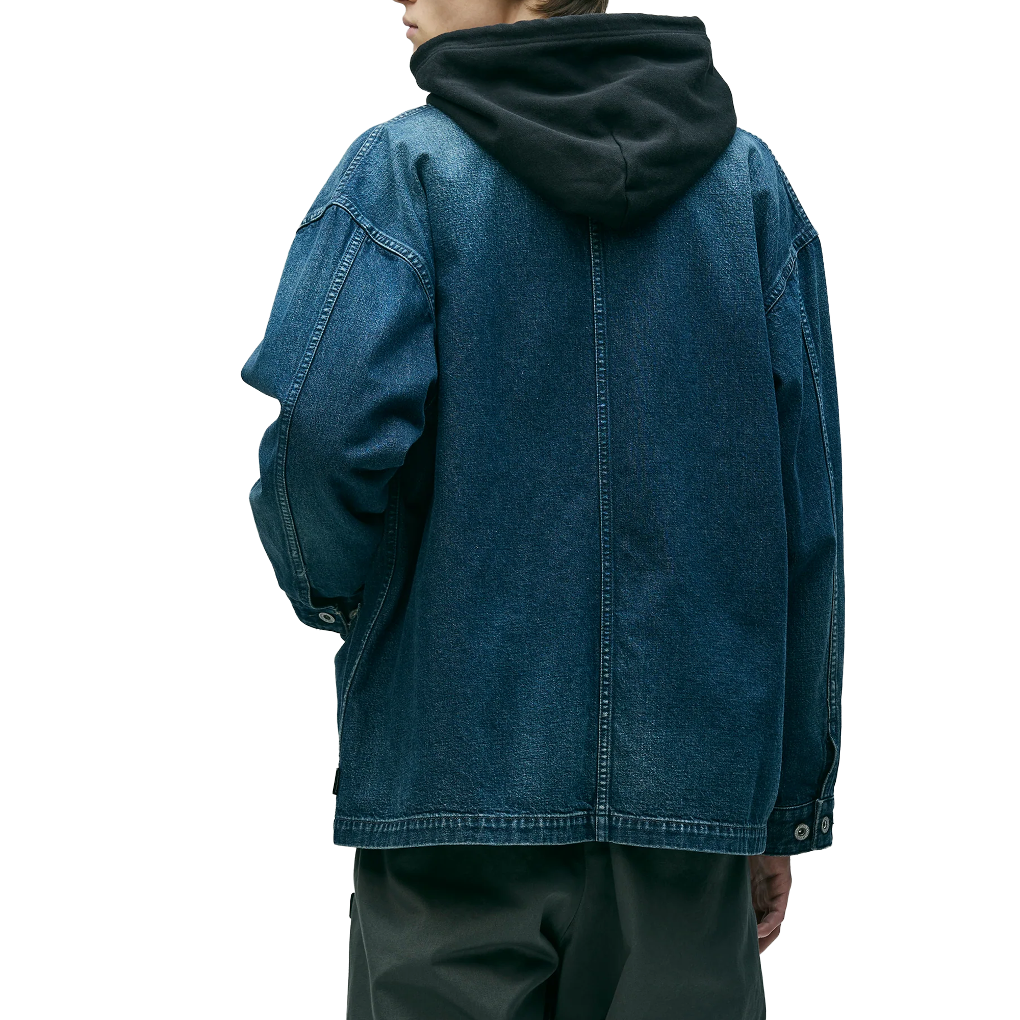 Neighborhood Washed Denim Coverall Jacket Indigo