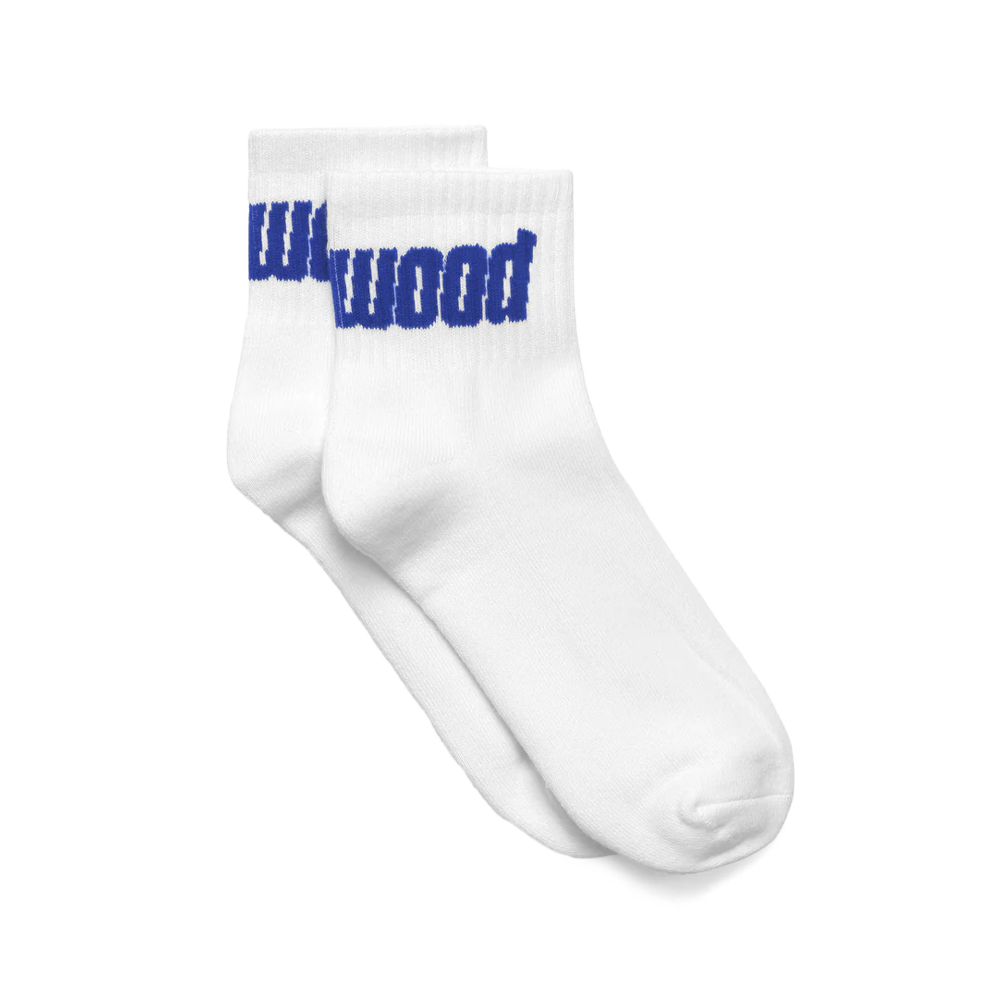 Metalwood Metal Logo Quarter Sock White/Blurple