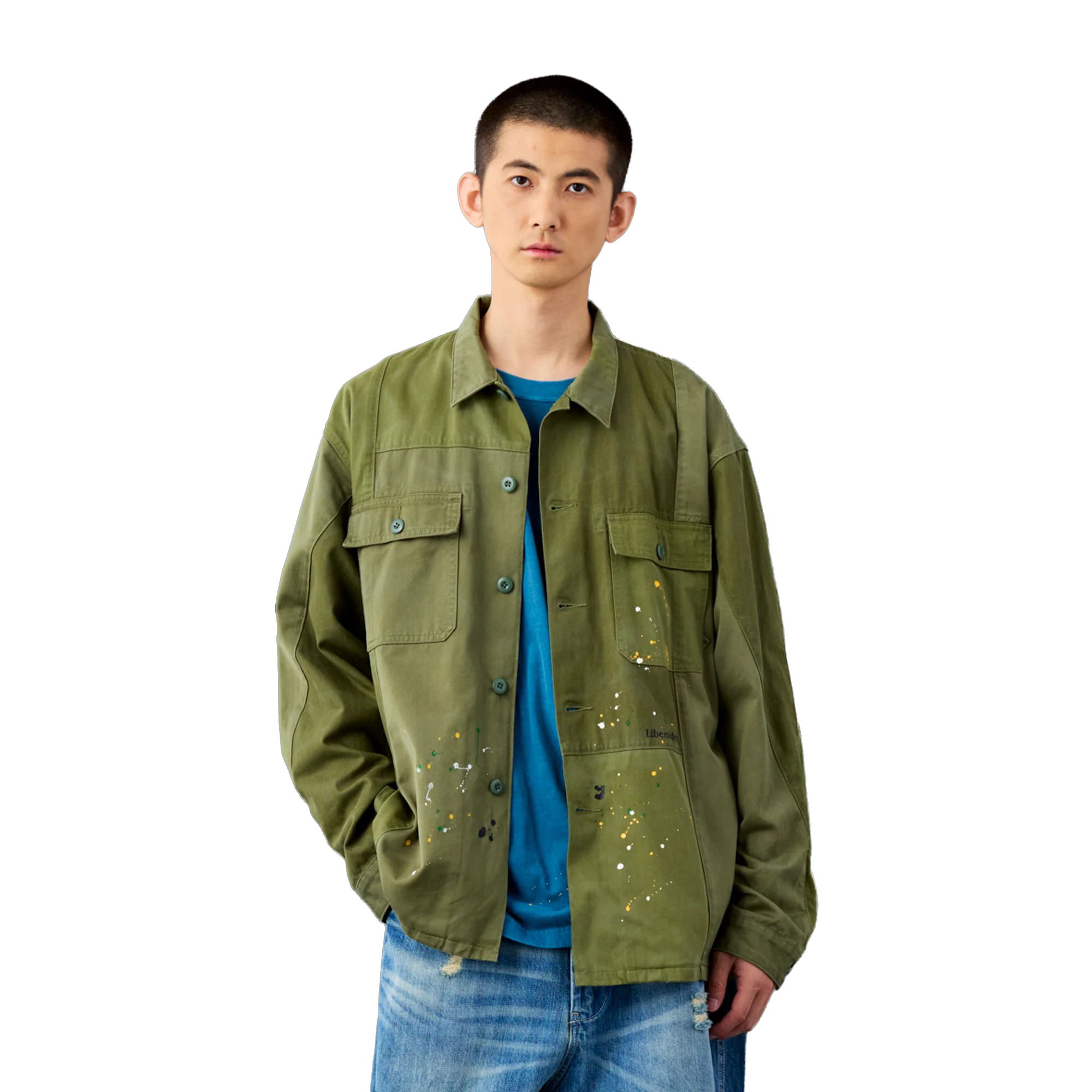 Liberaiders Patchwork BDU Shirt Olive