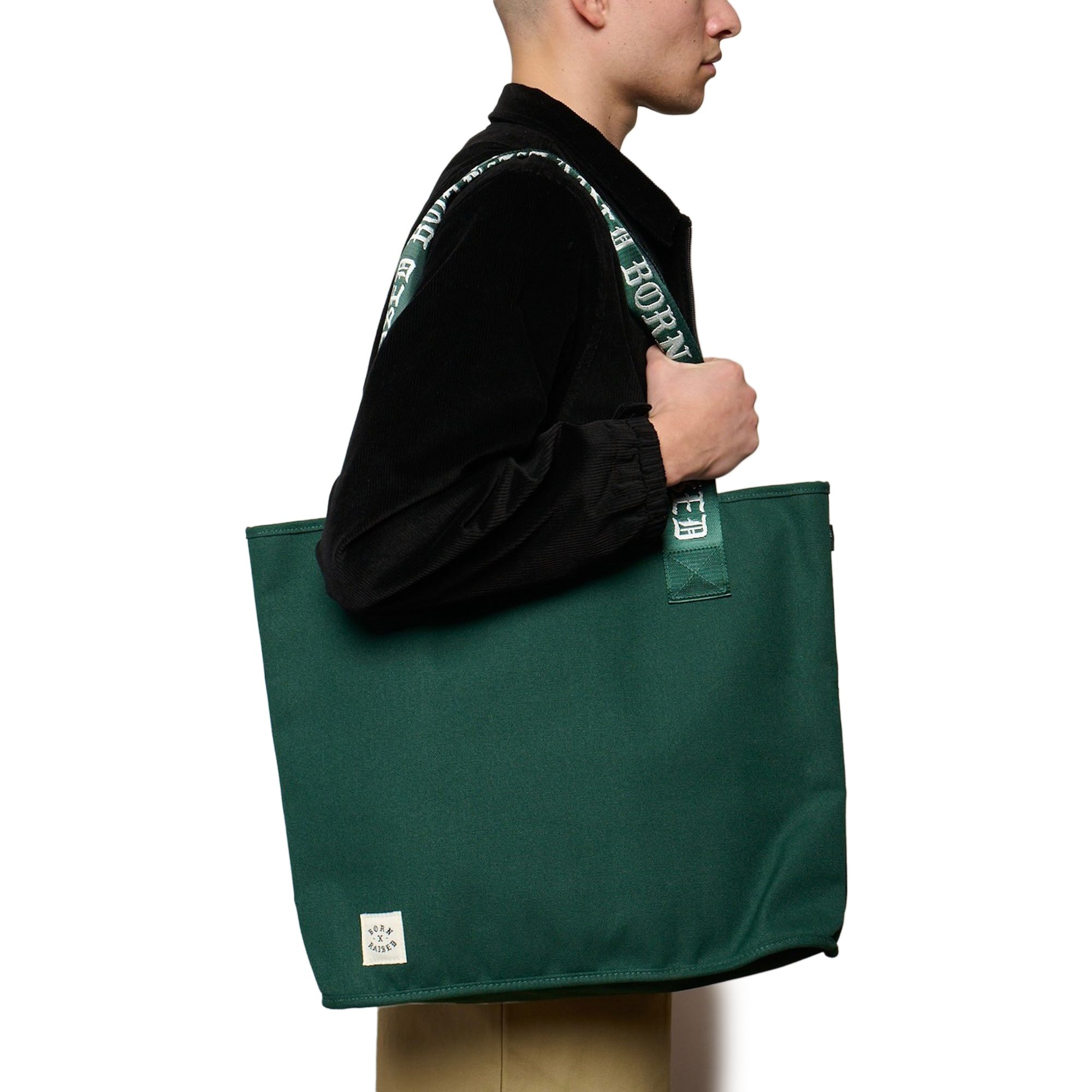 Born x Raised Jumbo Tote Emerald Green
