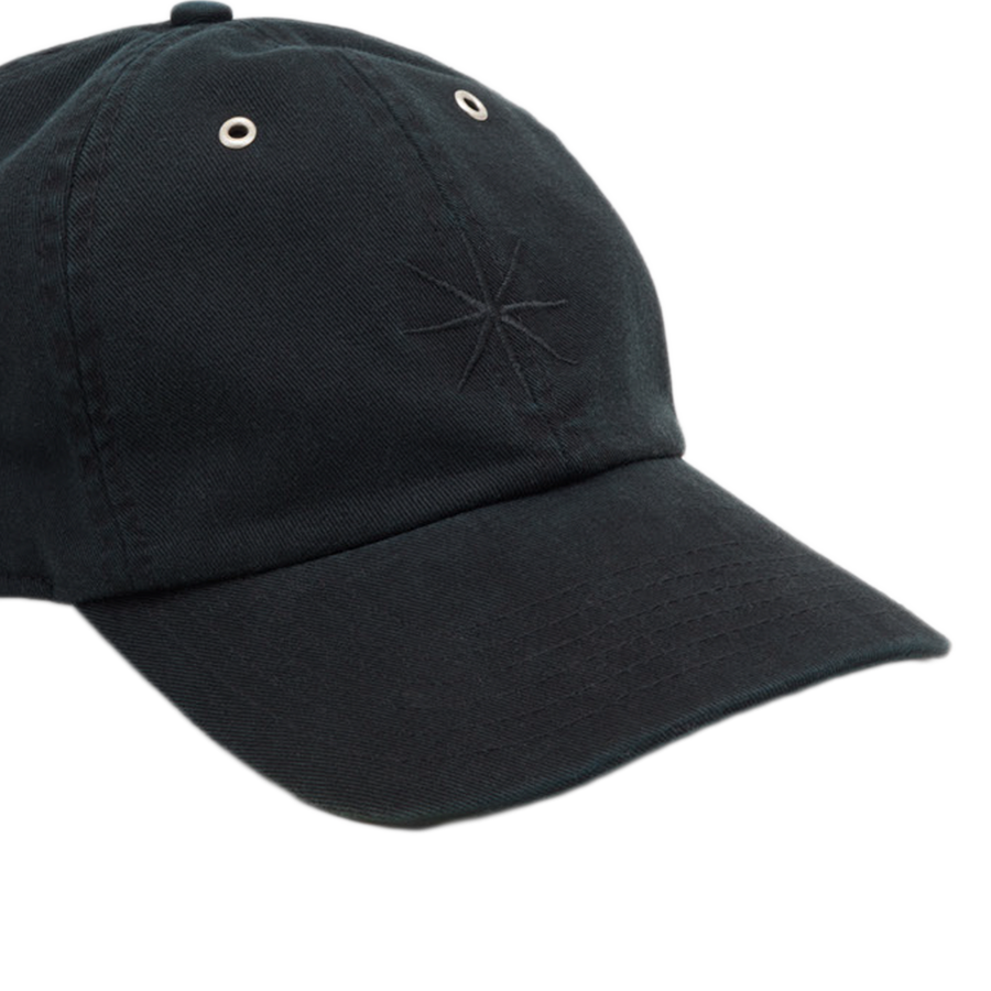 Pseushi Ball Cap Washed Black