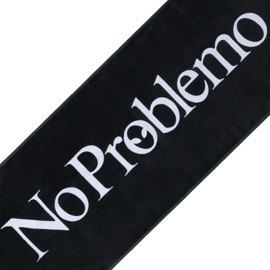 No Problemo Stage Towel Black