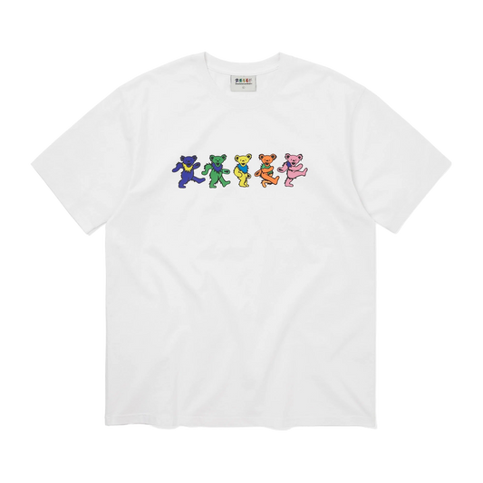 thisisneverthat x Grateful Dead Dancing Bears T-Shirt White