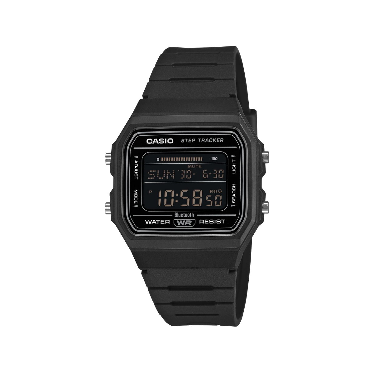 Casio Digital Smartphone Link Resin FB100W-1B Black