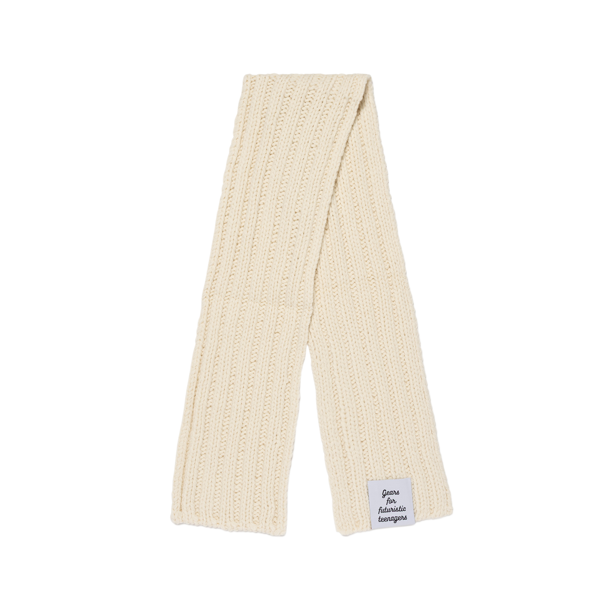 Human Made Hand Knit Muffler White HM30GD009