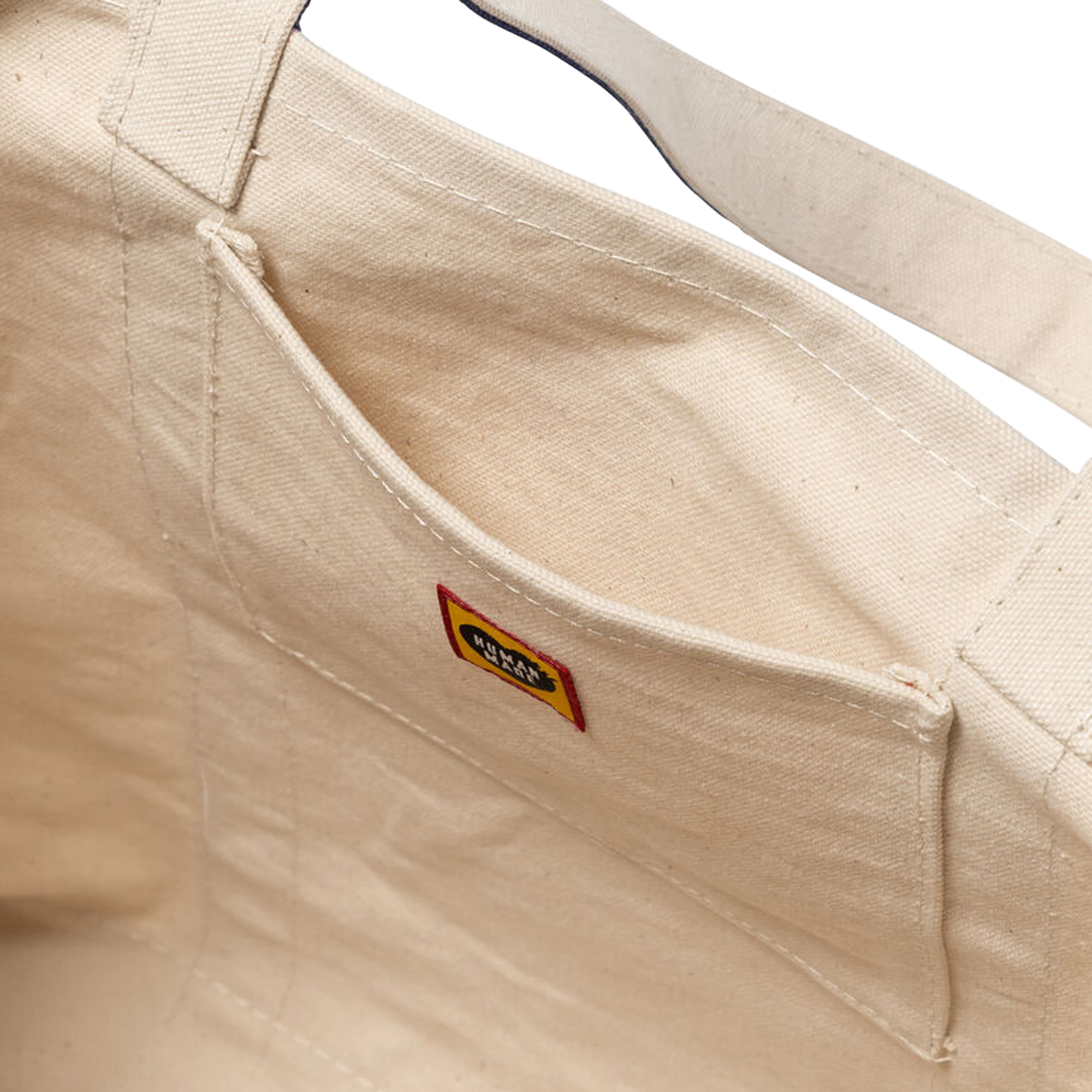 Human Made Canvas Tote Large White HM31GD055
