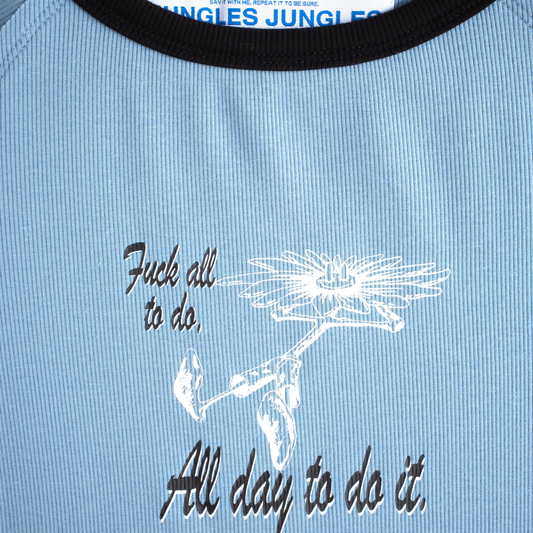 Jungles Jungles Women's Fuck All Baby T-Shirt Blue