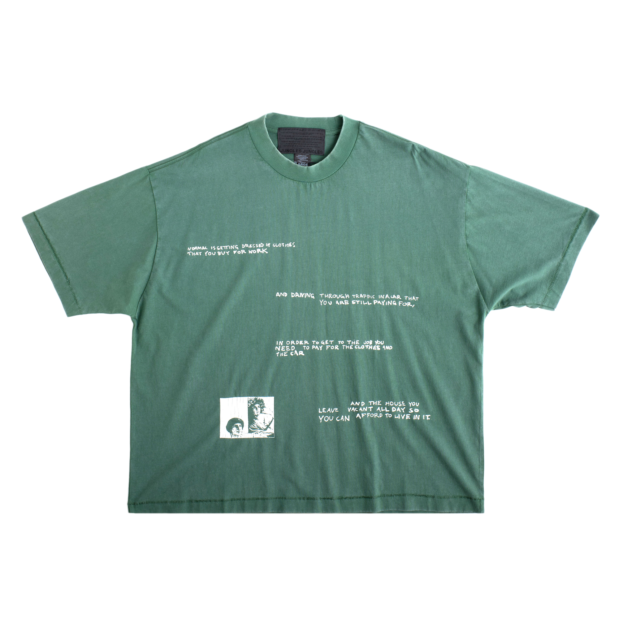 Jungles Jungles Normality T-Shirt Vintage Green