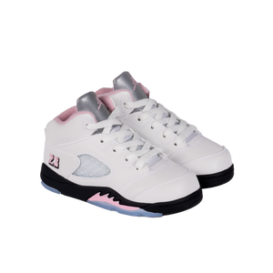 Nike Air Jordan 5 Retro OG (TD) White/Med Soft Pink/Black HQ7981-102