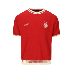 Andersson Bell Football Short Sleeve Sweater Red ATB1285M
