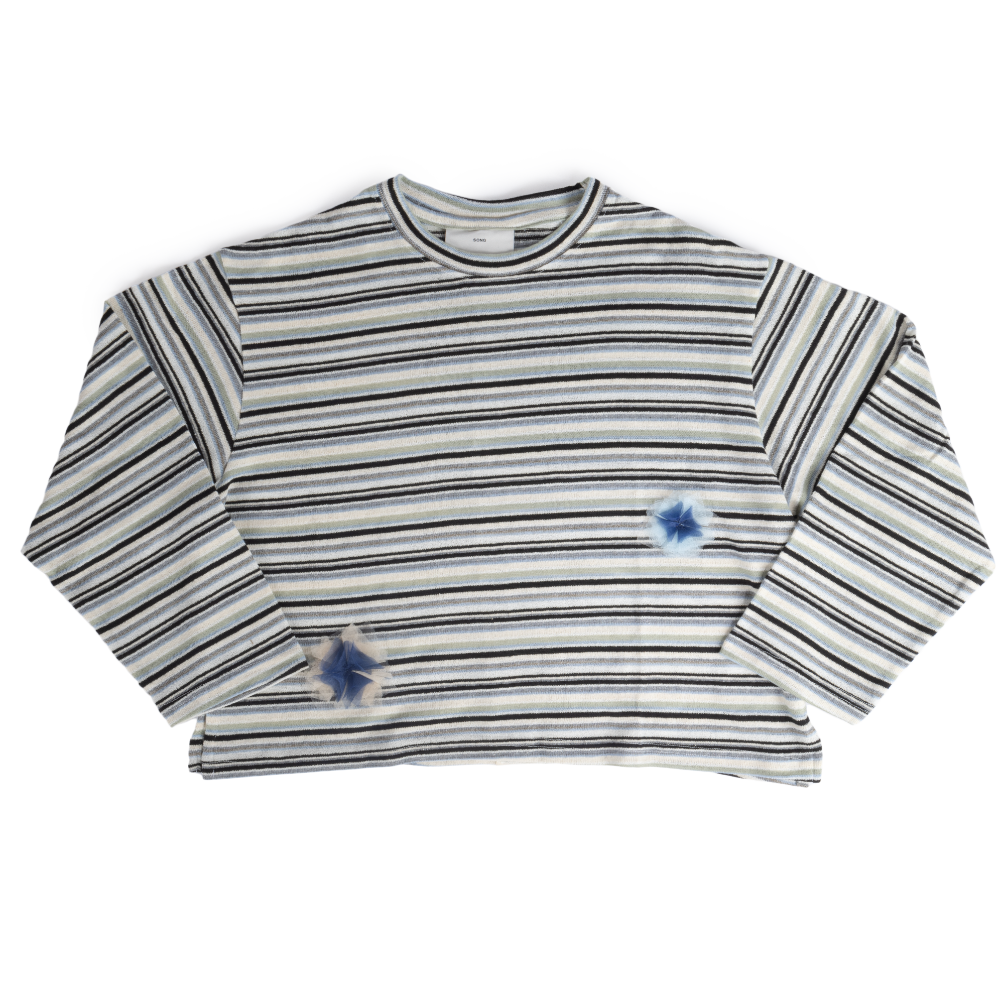 Song For The Mute Women's ''Flower'' Crew Neck Pullover Multi