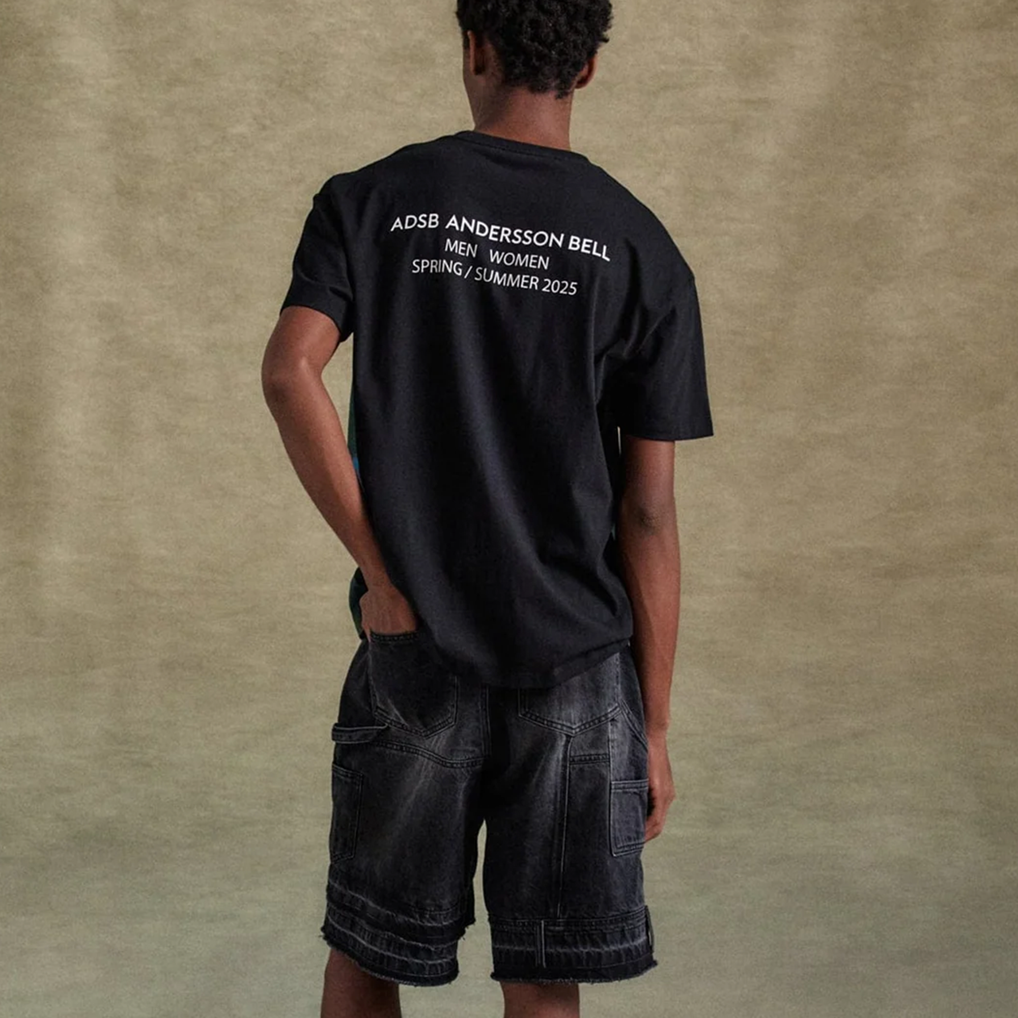 Andersson Bell Gas Station Logo T-Shirts Black ATB1289M