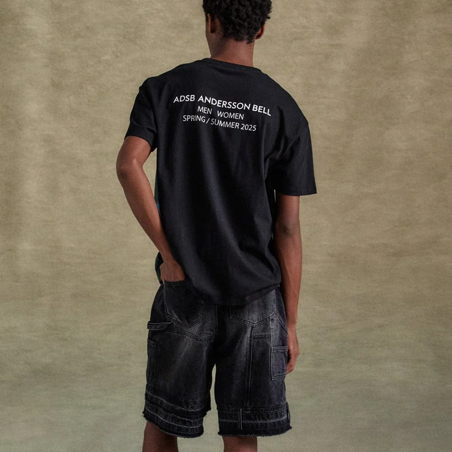 Andersson Bell Gas Station Logo T-Shirts Black ATB1289M