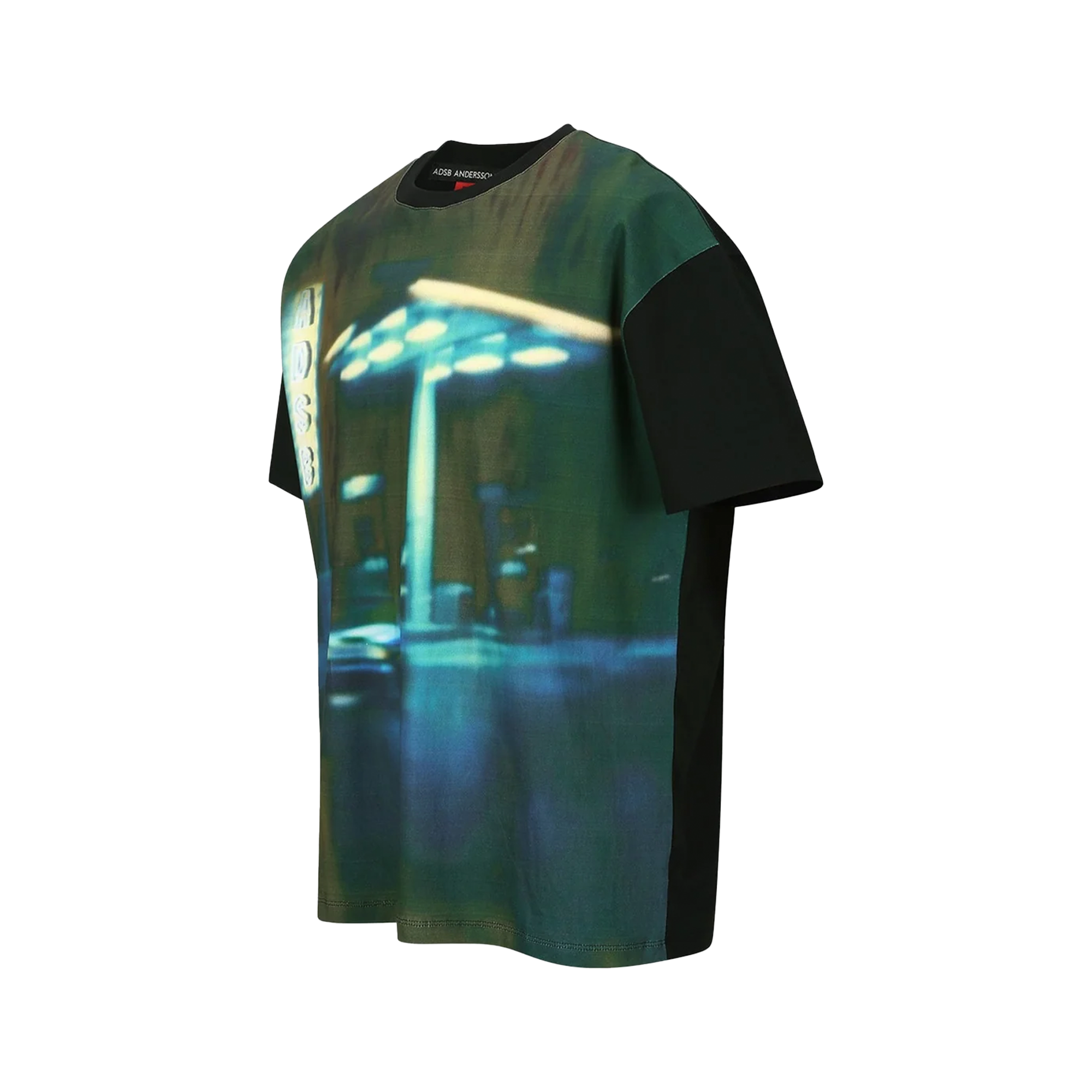 Andersson Bell Gas Station Logo T-Shirts Black ATB1289M