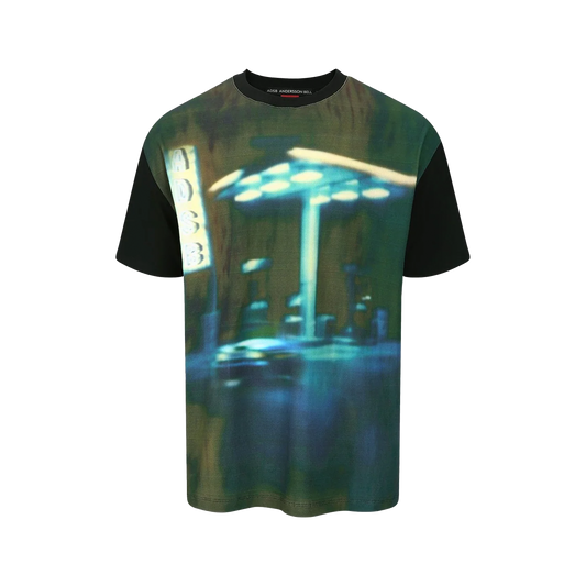 Andersson Bell Gas Station Logo T-Shirts Black ATB1289M