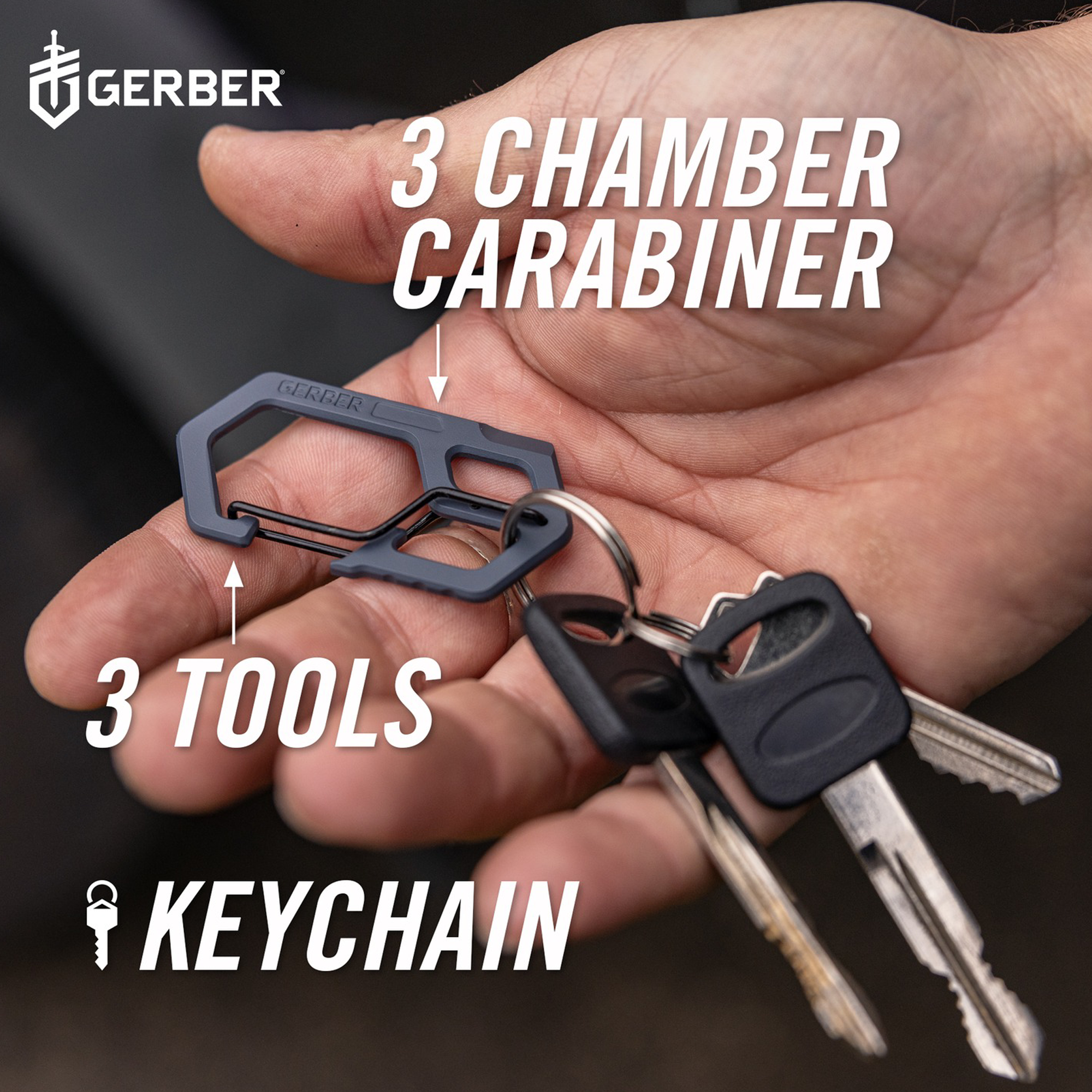 Gerber Carabiner Burnt Orange