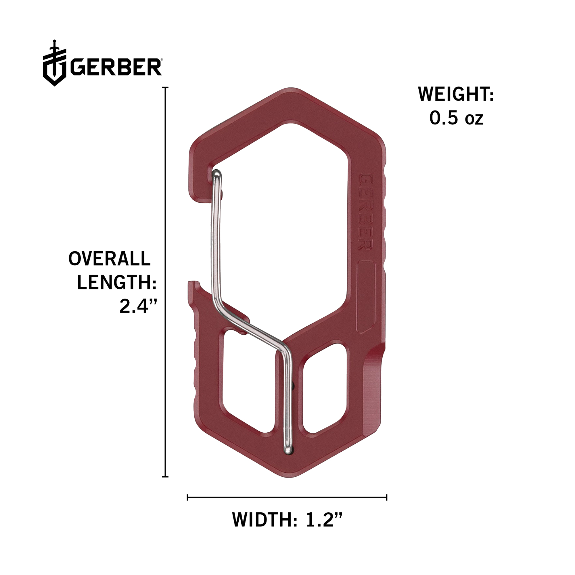 Gerber Carabiner Drab Red