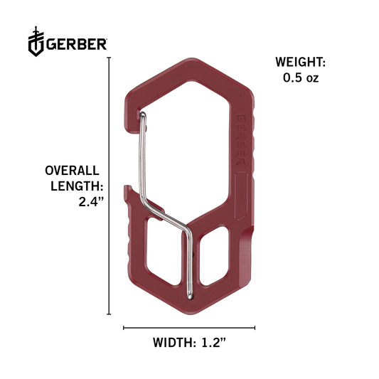 Gerber Carabiner Drab Red