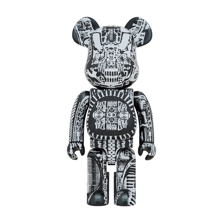 Medicom Toy BE@RBRICK H.R Giger Black Chrome 1000%