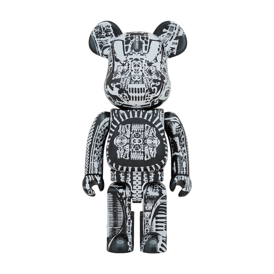 Medicom Toy BE@RBRICK H.R Giger Black Chrome 1000%