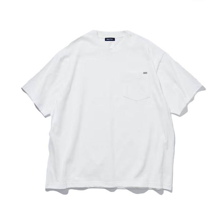 Nautica Japan Hidden Logo Pocket T-Shirt White