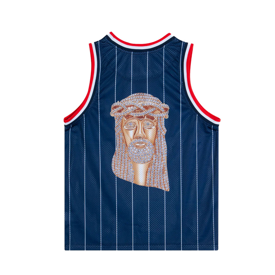 For The Homies Homees Mesh Jersey Navy