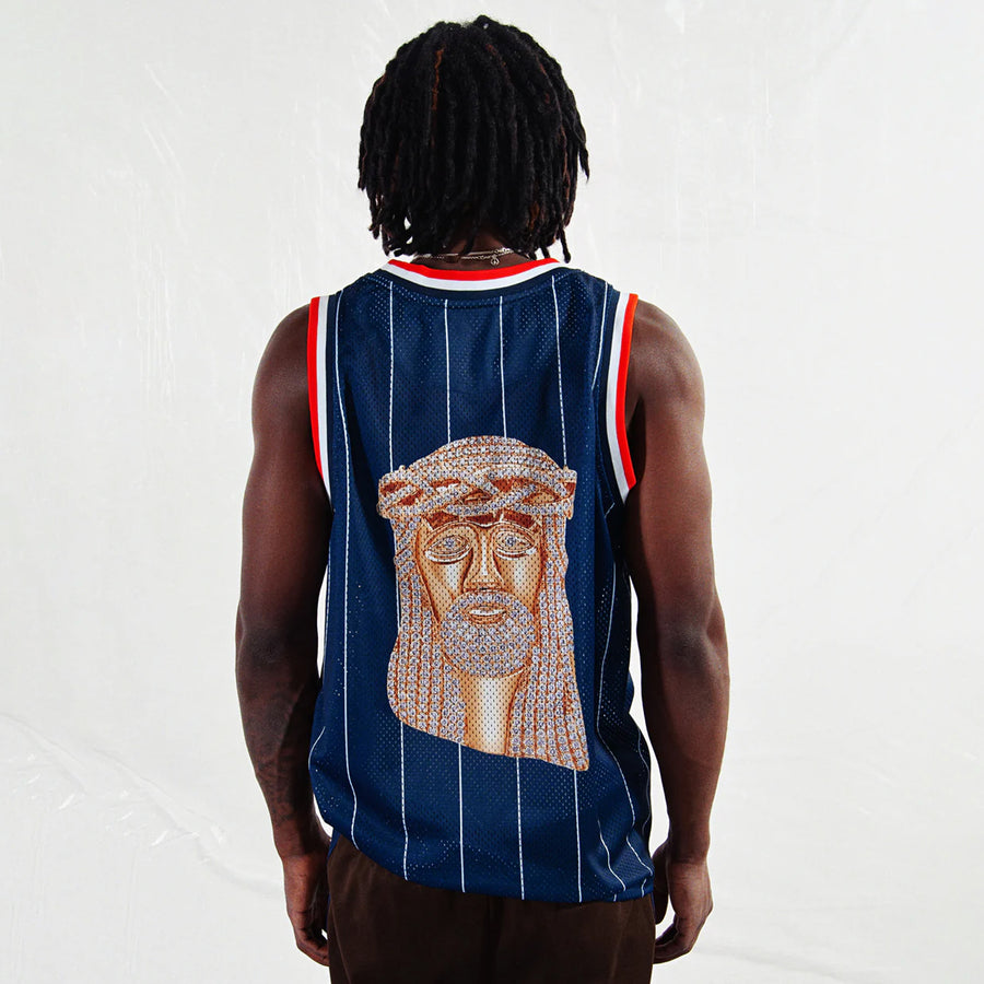 For The Homies Homees Mesh Jersey Navy