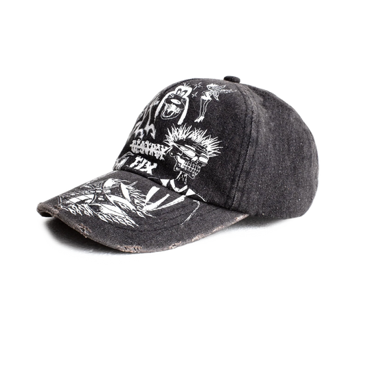 Jungles Jungles Hope You're Well Cap Washed Black