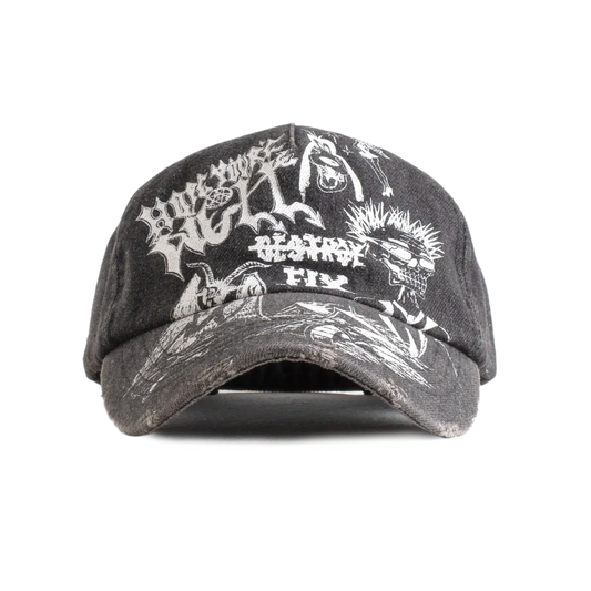 Jungles Jungles Hope You're Well Cap Washed Black