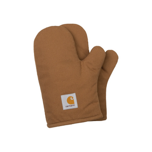 Carhartt WIP Canvas Oven Mitt Set Hamilton Brown