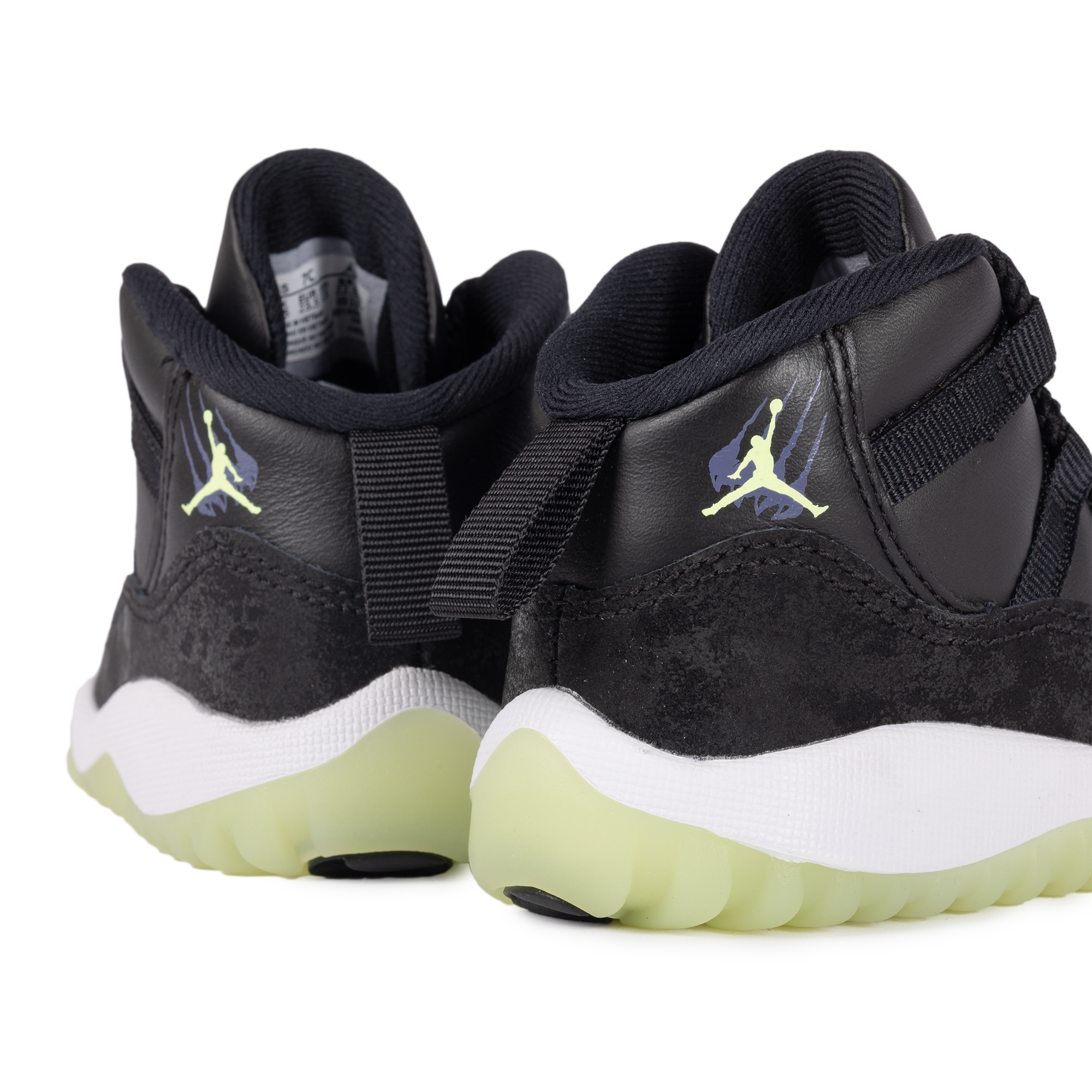 Nike Air Jordan 11 Retro (TD) Black/Barely Volt/Dark Raisin/White IB1380-001