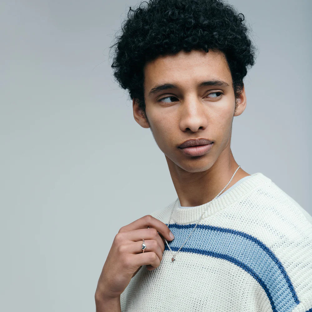 Human Made Heart Silver Necklace Silver HM29GD071S