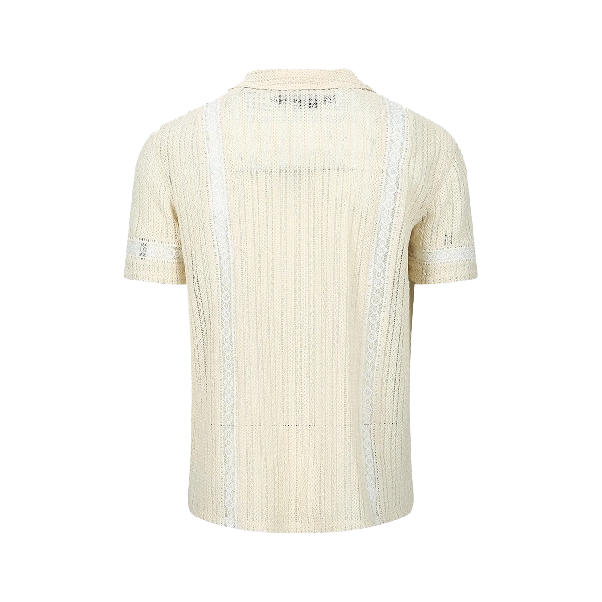 Andersson Bell Jacquard Stripe Shirts Ecru ATB1279M