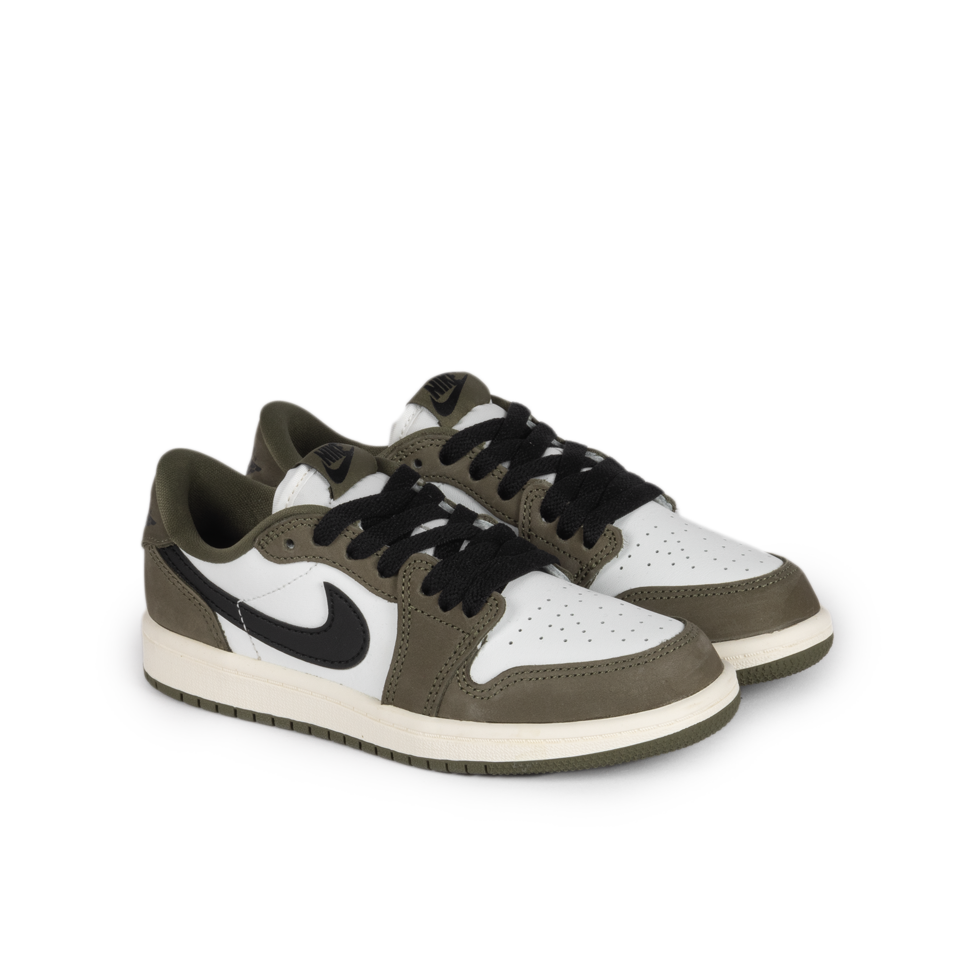 Nike Jordan 1 Retro Low OG (PS) Medium Olive/Black/Summit White/Sail HQ6996-200