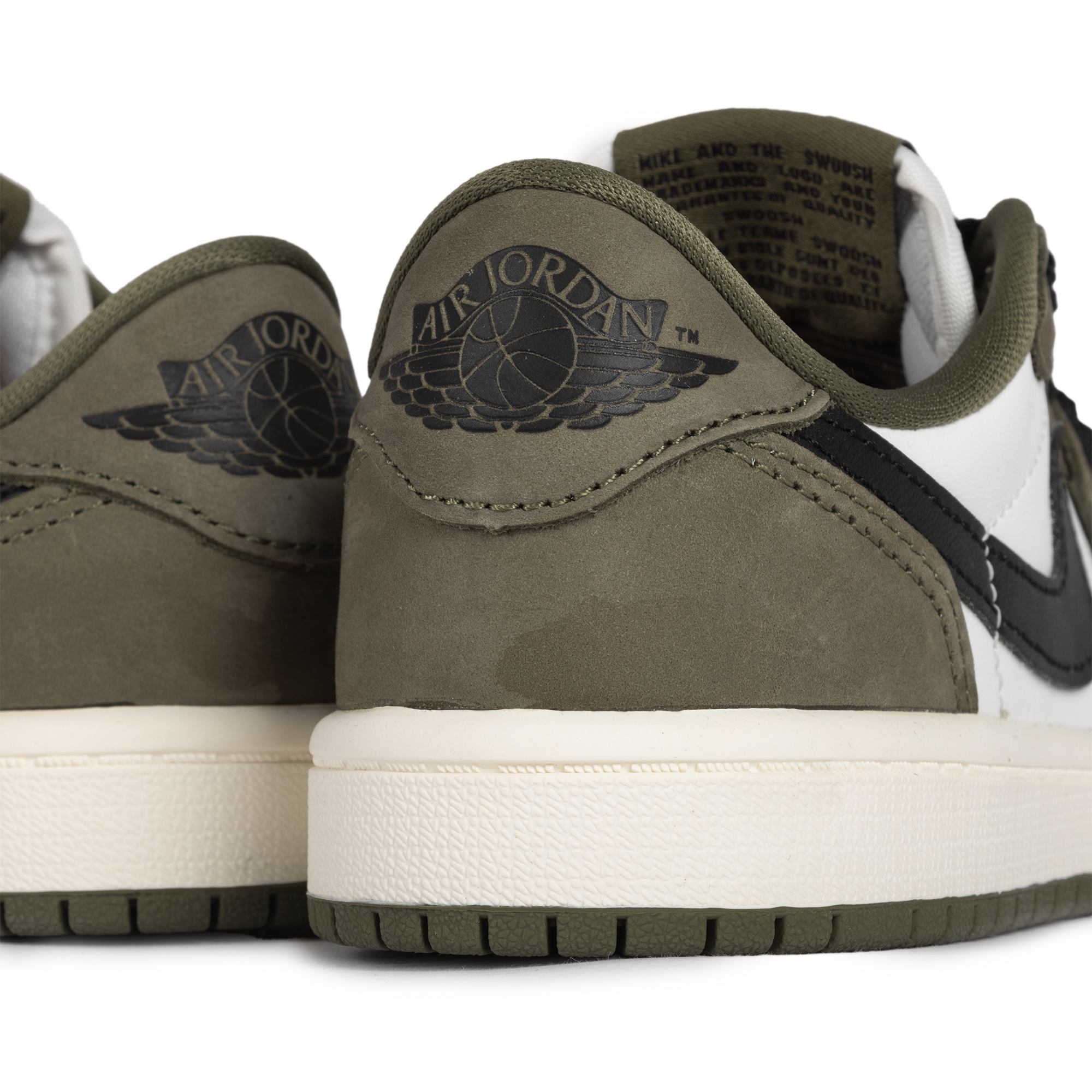 Nike Jordan 1 Retro Low OG (PS) Medium Olive/Black/Summit White/Sail HQ6996-200