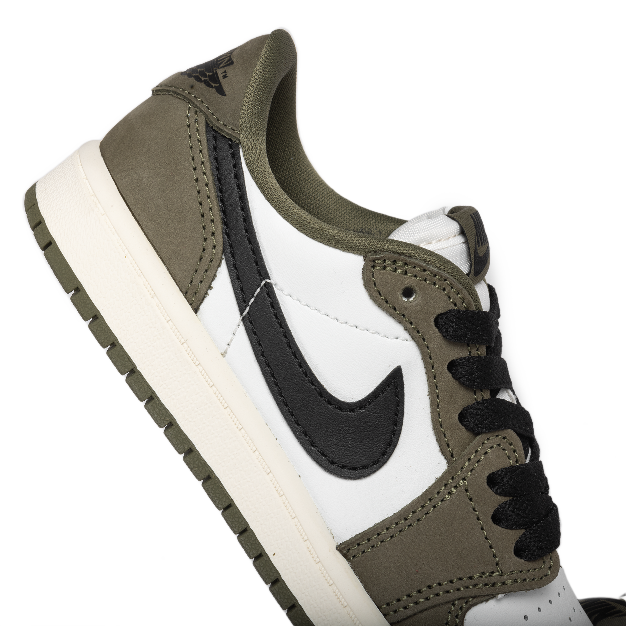 Nike Jordan 1 Retro Low OG (PS) Medium Olive/Black/Summit White/Sail HQ6996-200