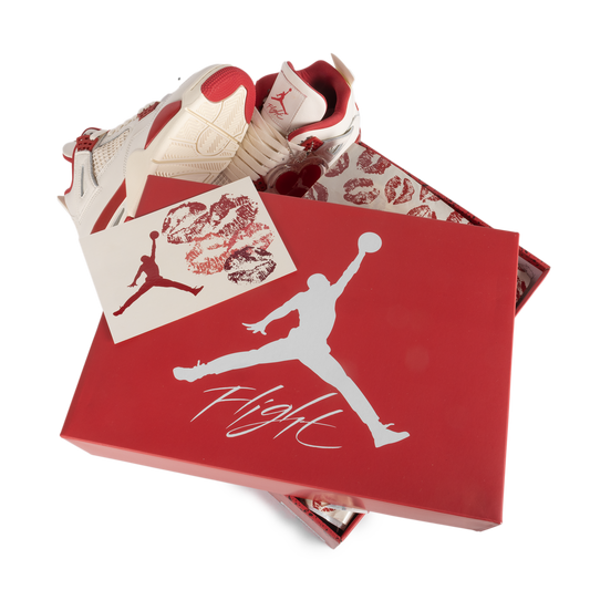 Nike Women's Air Jordan 4 Retro "Valentine's Day" Sierra Red/Tough Red HV0823-108