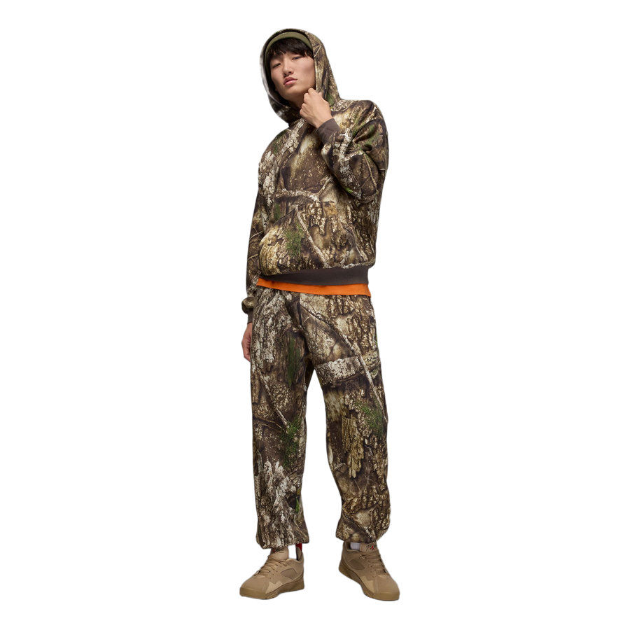 Nike Jordan Brooklyn Fleece Realtree Pullover Hoodie Medium Olive/Sail HV1860-222