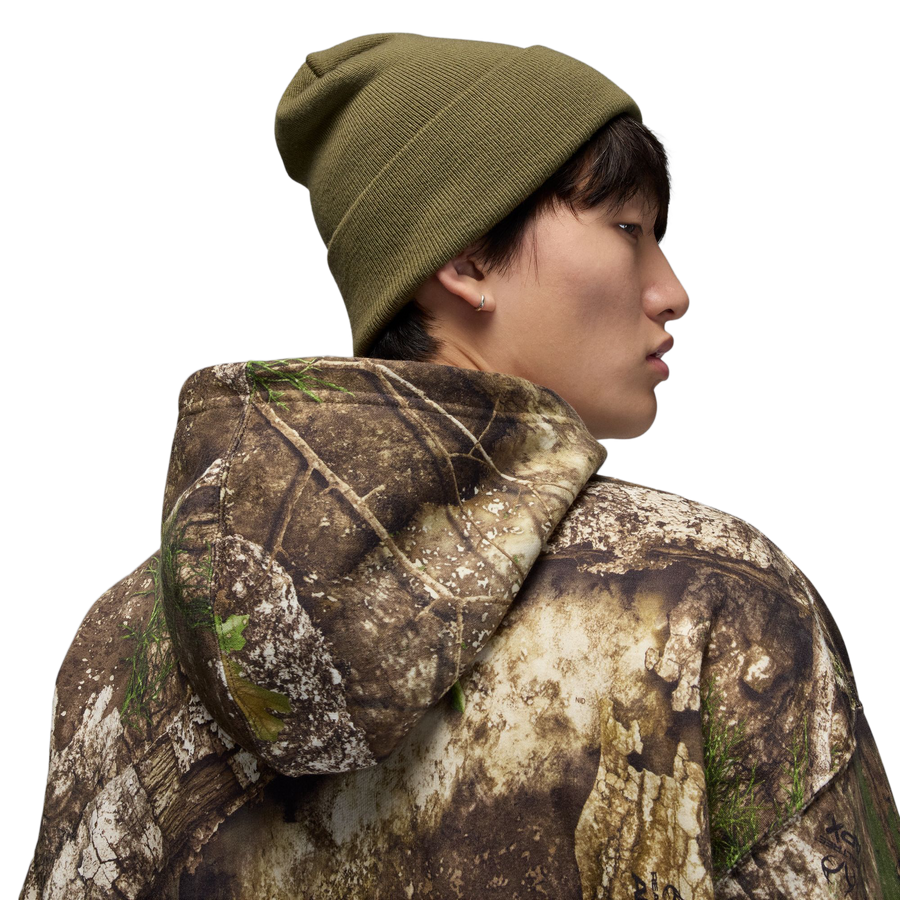 Nike Jordan Brooklyn Fleece Realtree Pullover Hoodie Medium Olive/Sail HV1860-222