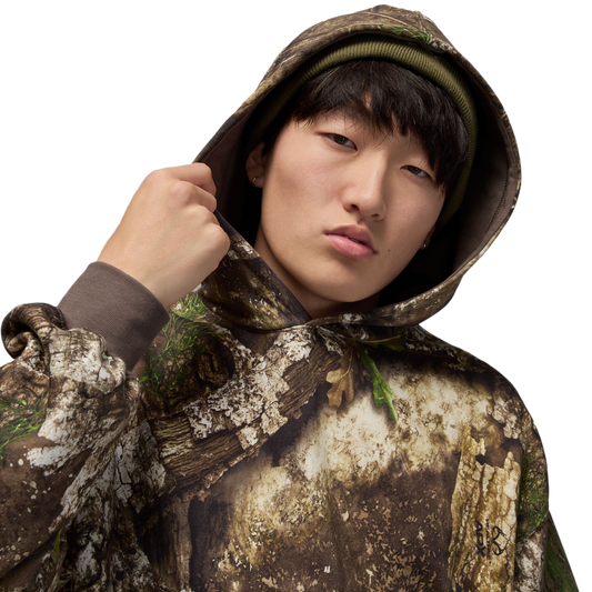 Nike Jordan Brooklyn Fleece Realtree Pullover Hoodie Medium Olive/Sail HV1860-222