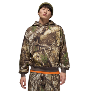 Nike Jordan Brooklyn Fleece Realtree Pullover Hoodie Medium Olive/Sail HV1860-222