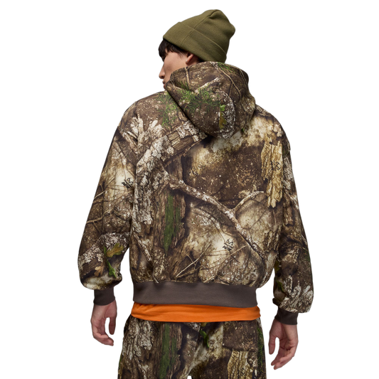 Nike Jordan Brooklyn Fleece Realtree Pullover Hoodie Medium Olive/Sail HV1860-222