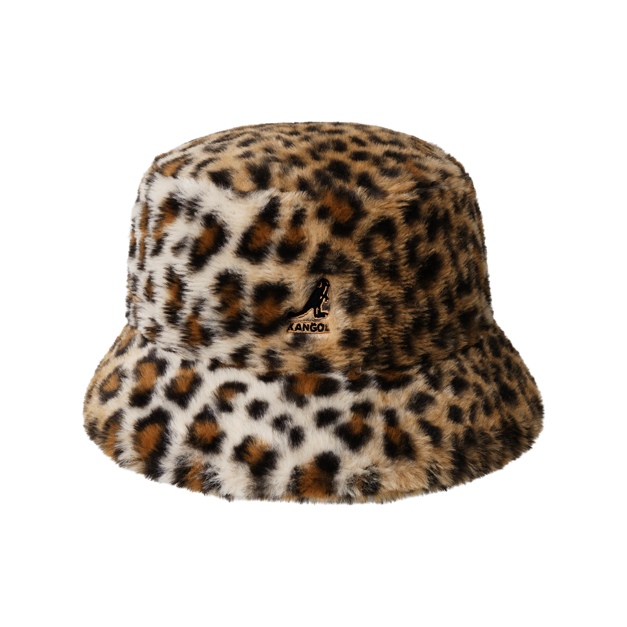 Kangol Faux Fur Bucket Warm Taupe Leopard K4370