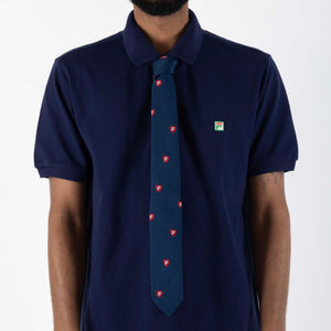 Fila+ Adoro Jacquard Tie Jacquard Rich Deep Navy/Brightest Red