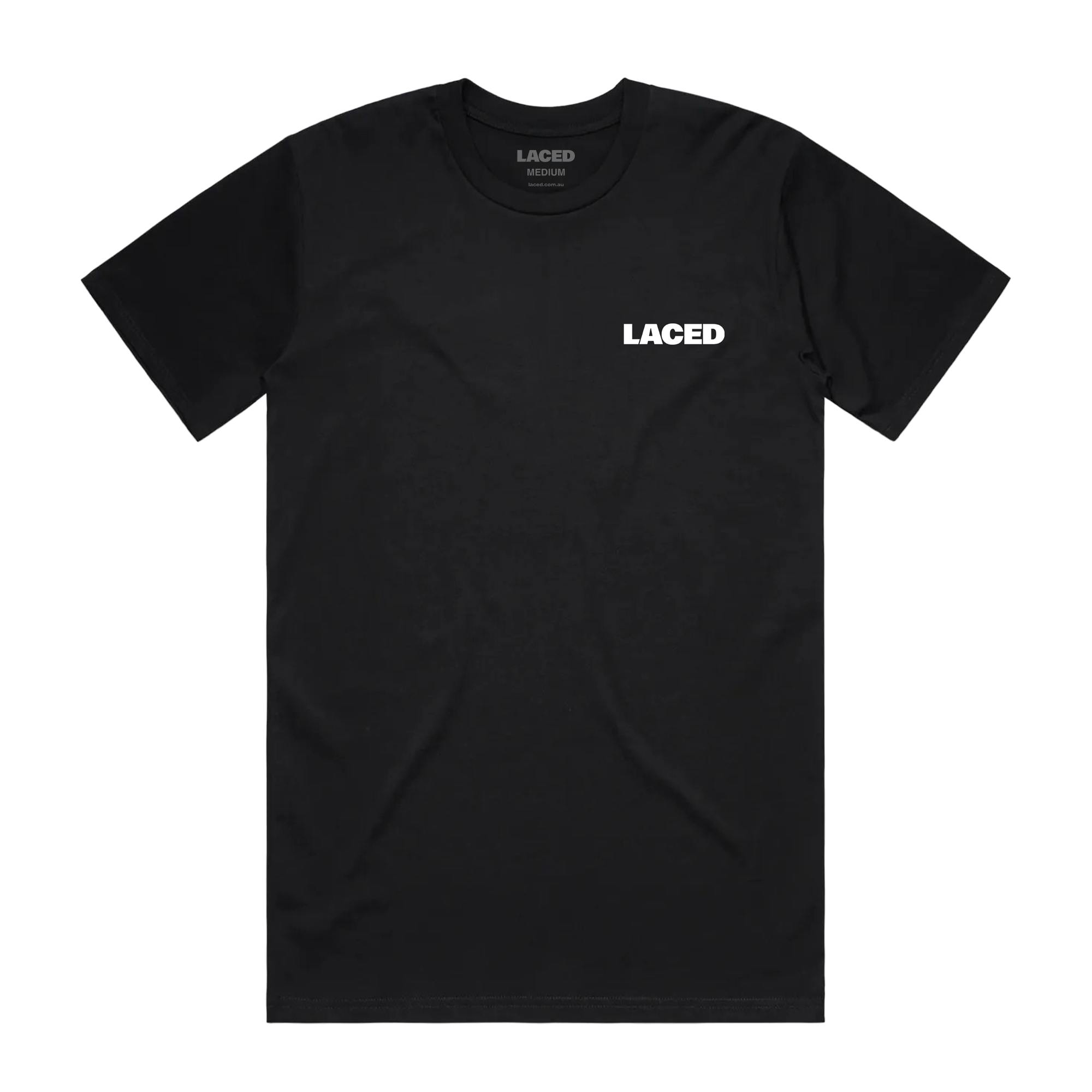 Laced Logo T-Shirt Black